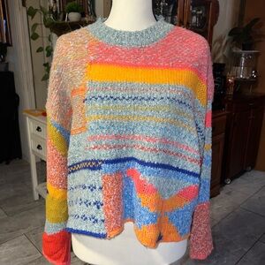 moon & madison Multicolor Knit Women's Sweater